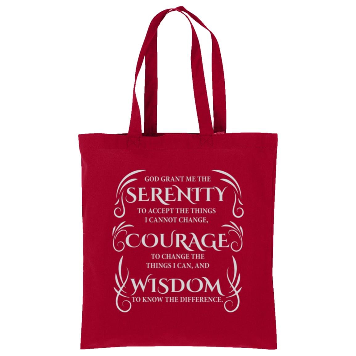 Recovery Tote | Inspiring Sobriety | Serenity Prayer - Che Cose Belle