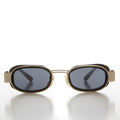 Rectangular Sunglass with Goggle Rim - Paymer - Che Cose Belle