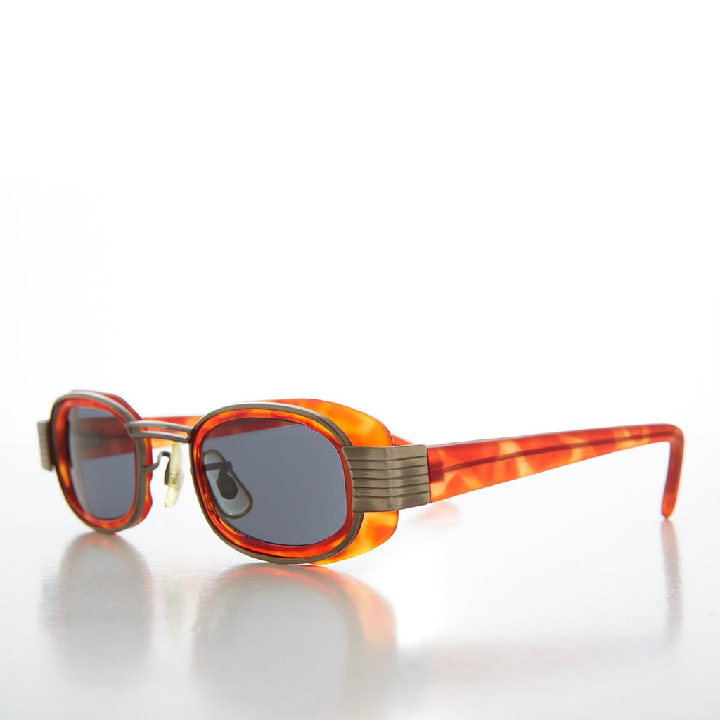Rectangular Sunglass with Goggle Rim - Paymer - Che Cose Belle
