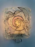 Recycled Glass Guardian Angel Night Light - Che Cose Belle