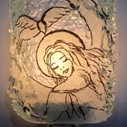 Recycled Glass Guardian Angel Night Light - Che Cose Belle