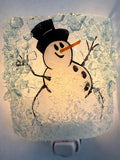 Recycled Glass Snowman Nightlight - Che Cose Belle