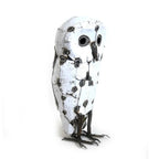 Recycled Metal Snowy White Owl - Che Cose Belle