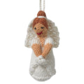 Red Head Bride Ornament Hand Knit Wedding Ornament Arcadia Home - Che Cose Belle