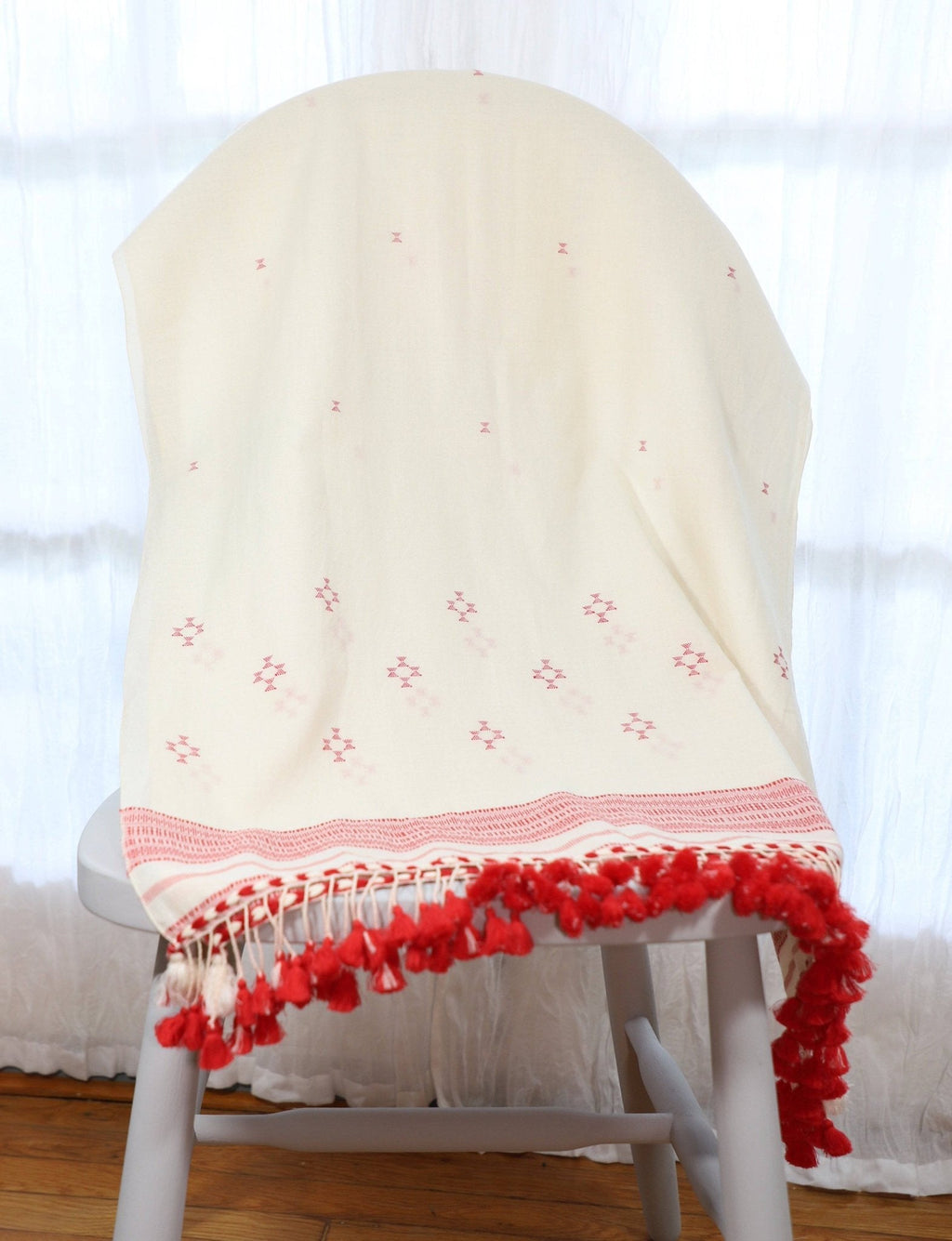 Red Kutch Scarf - Che Cose Belle