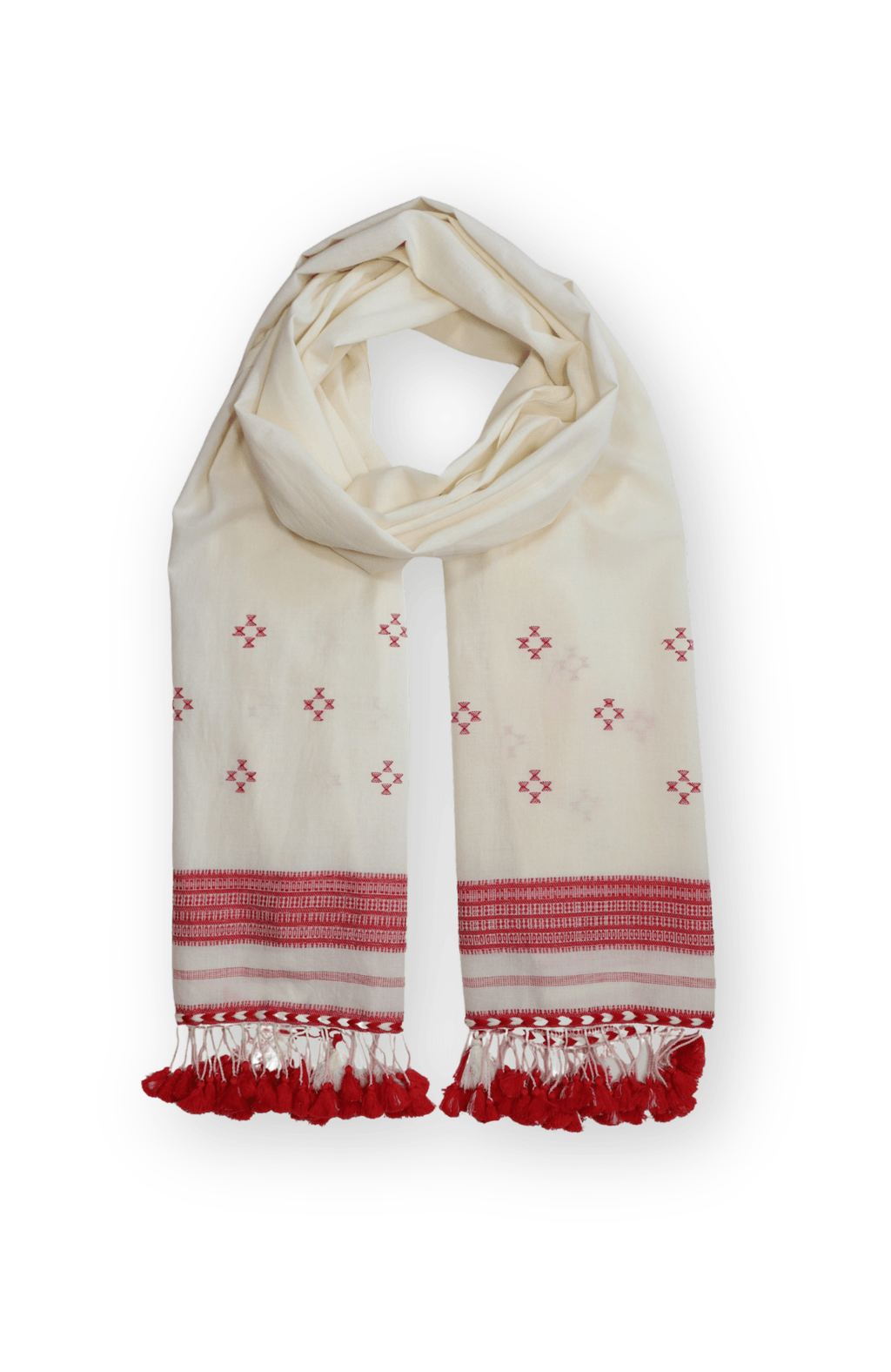 Red Kutch Scarf - Che Cose Belle