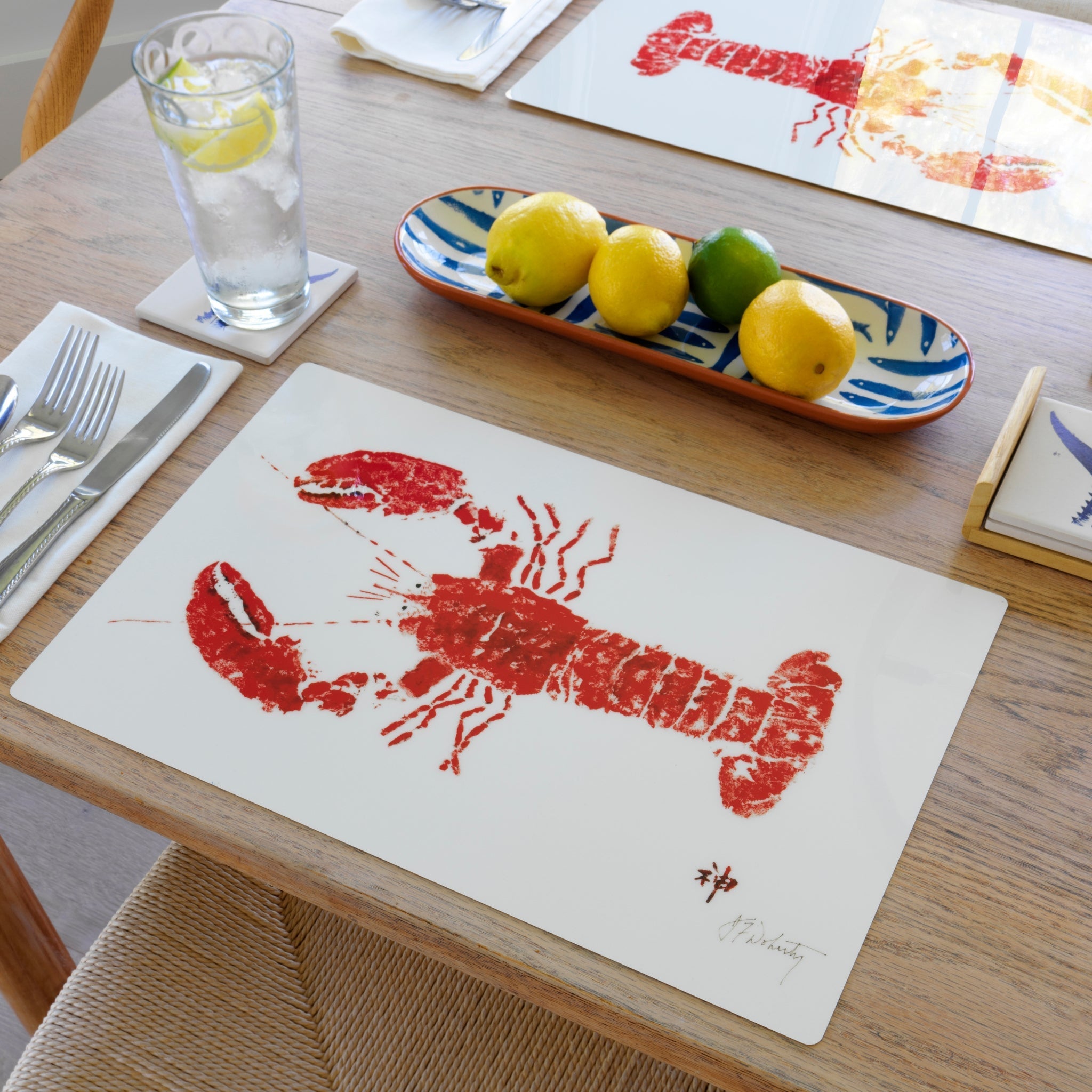 Red Lobster Placemat | Ocean - Inspired - Che Cose Belle