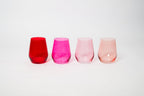 Red & Rose - Ombre Set of 4 Colored Wine Glass - Che Cose Belle