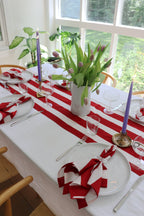 Red Stripe Napkins - Che Cose Belle