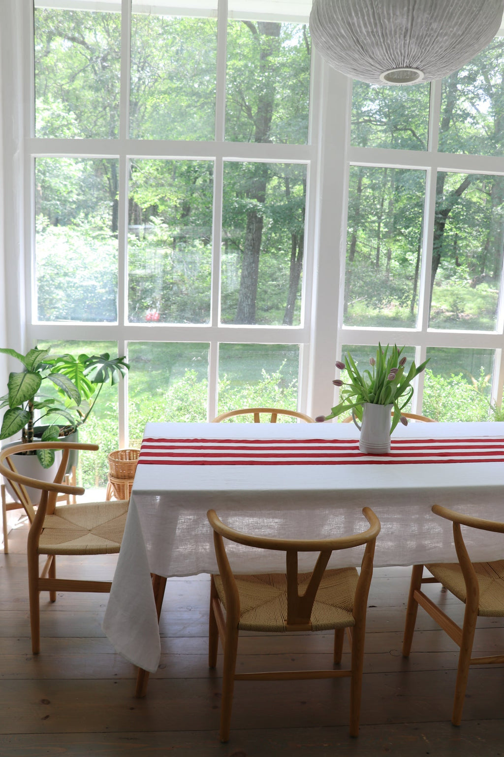 Red Stripe Table Runner - Che Cose Belle