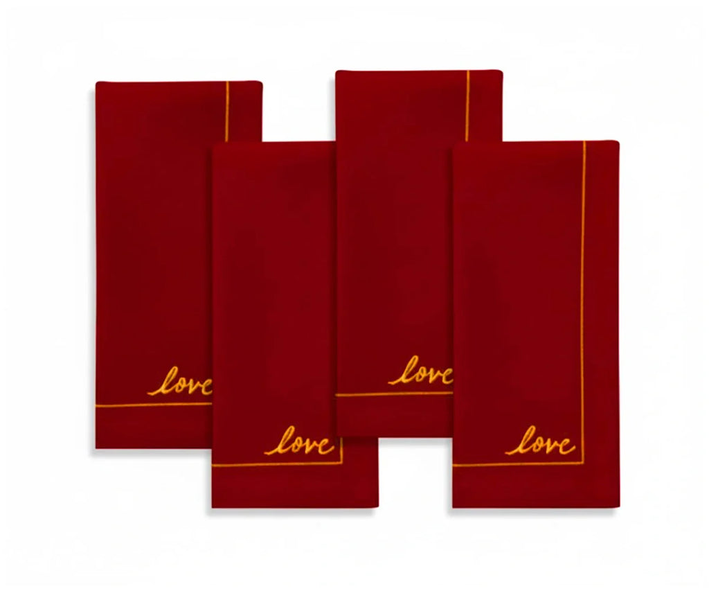 Valentine's Day Cloth Napkins