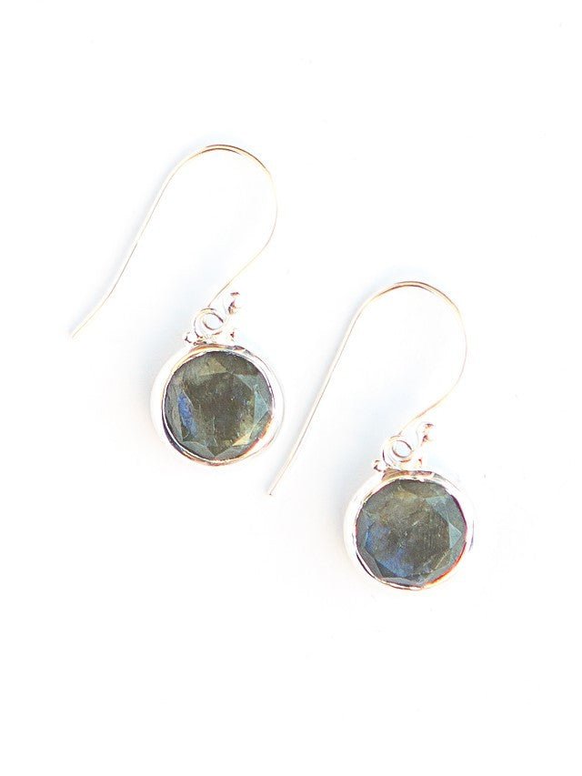 Reflection Sterling Earrings - Labradorite - Che Cose Belle