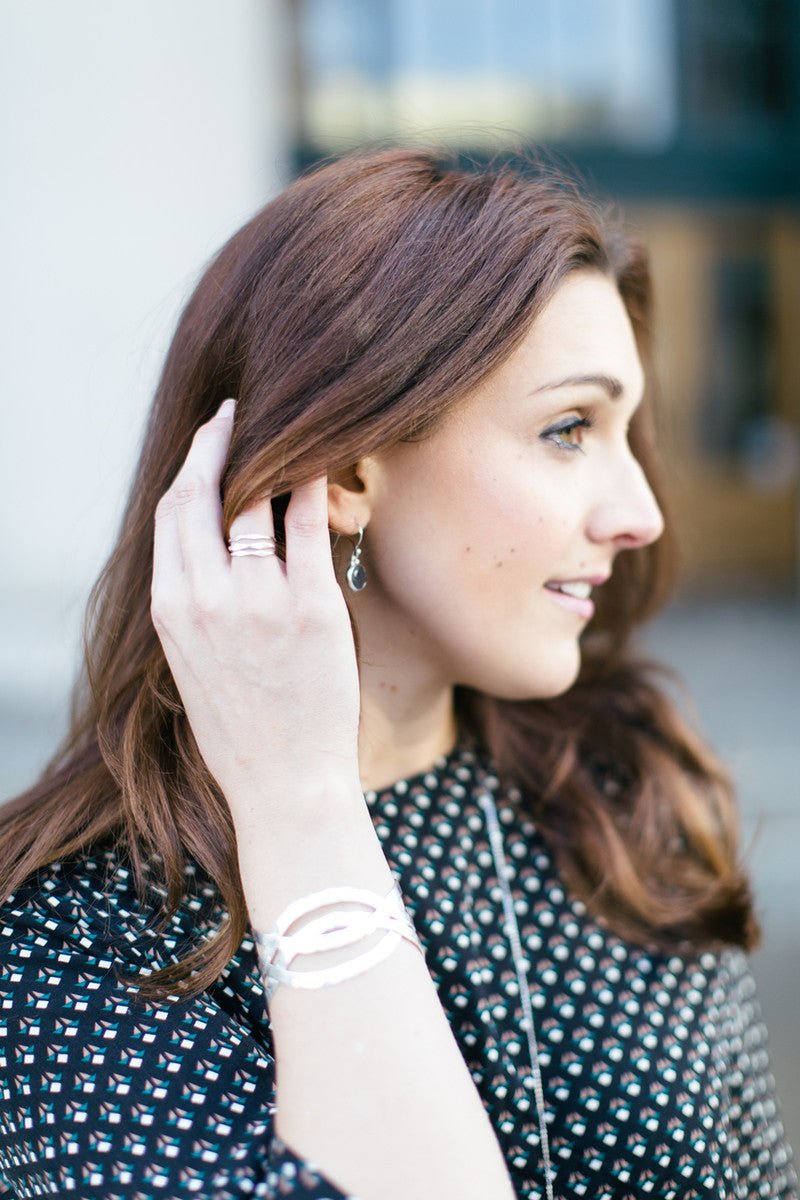 Reflection Sterling Earrings - Labradorite - Che Cose Belle