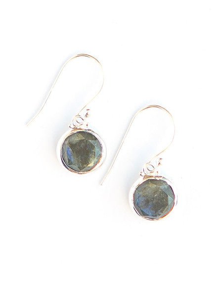 Reflection Sterling Earrings - Labradorite - Che Cose Belle