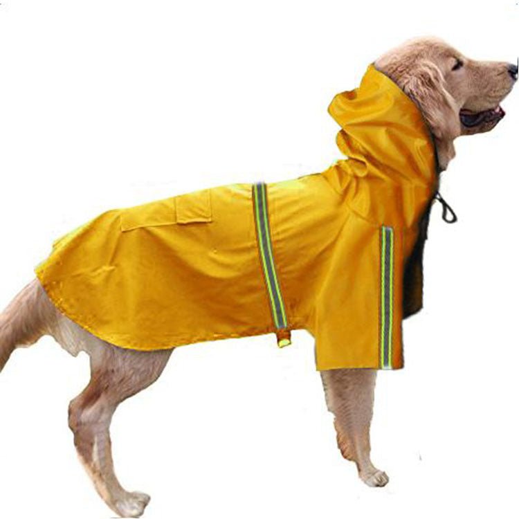 Reflective Waterproof Dog Raincoat — 5 Colors, Sizes S–5XL - Che Cose Belle