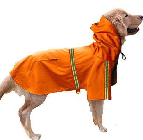 Reflective Waterproof Dog Raincoat — 5 Colors, Sizes S–5XL - Che Cose Belle