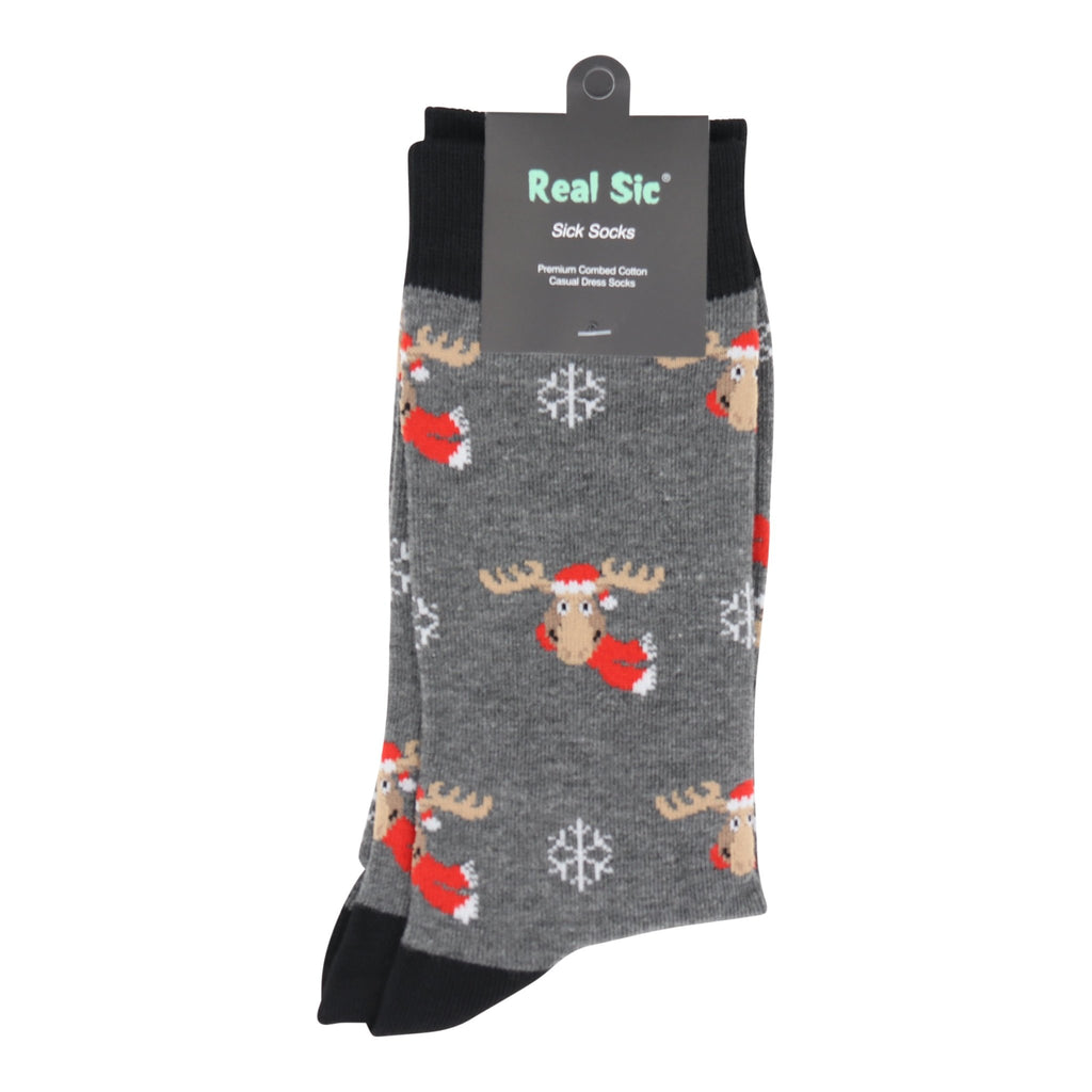 Reindeer Christmas Holiday Socks - Comfy Cotton for Men & Women - Che Cose Belle