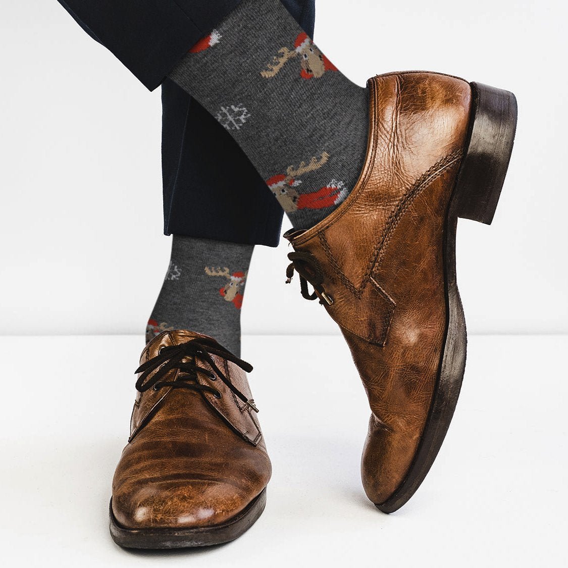 Reindeer Christmas Holiday Socks - Comfy Cotton for Men & Women - Che Cose Belle