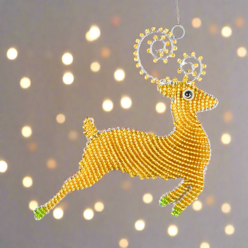 Reindeer Ornament (Set of 3) - Che Cose Belle