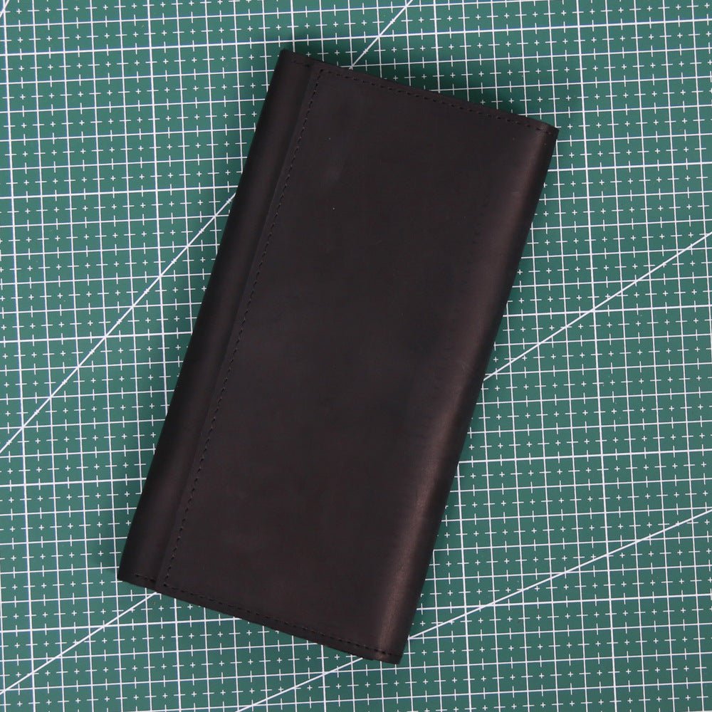 Retro Crazy Horse Leather Men's Long Wallet Handbag - Che Cose Belle