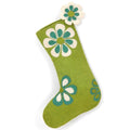Retro Flower Power Hand Felted Wool Christmas Stocking Arcadia Home - Che Cose Belle