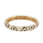 Retro Hearts Bangle