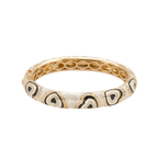 Retro Hearts Bangle - Che Cose Belle