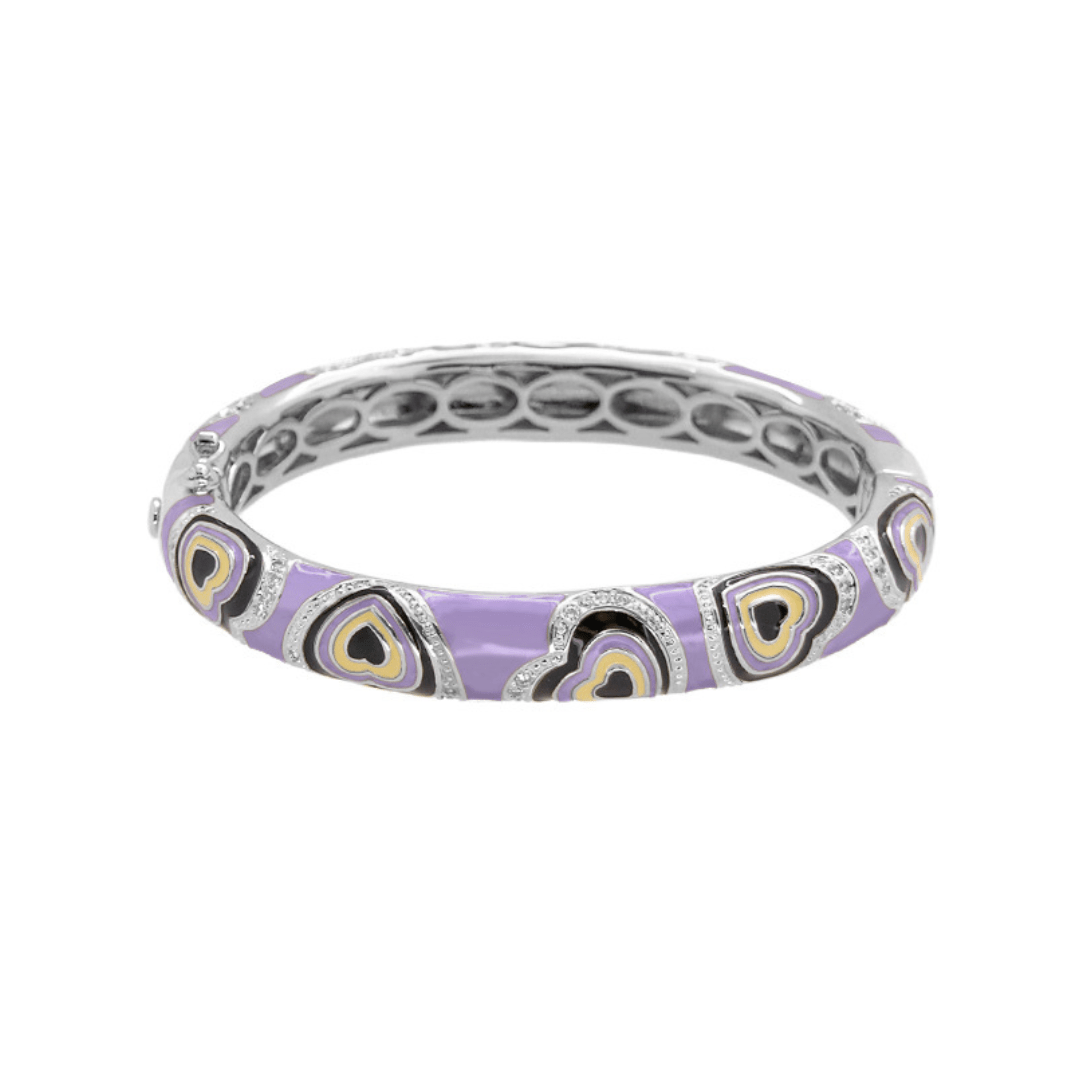 Retro Hearts Bangle - Che Cose Belle
