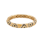 Retro Hearts Bangle - Che Cose Belle