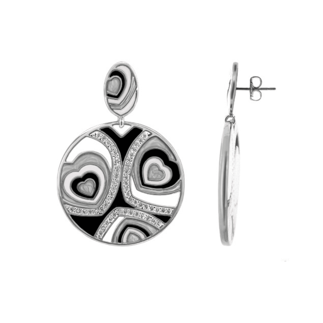 Retro Hearts earring - Che Cose Belle