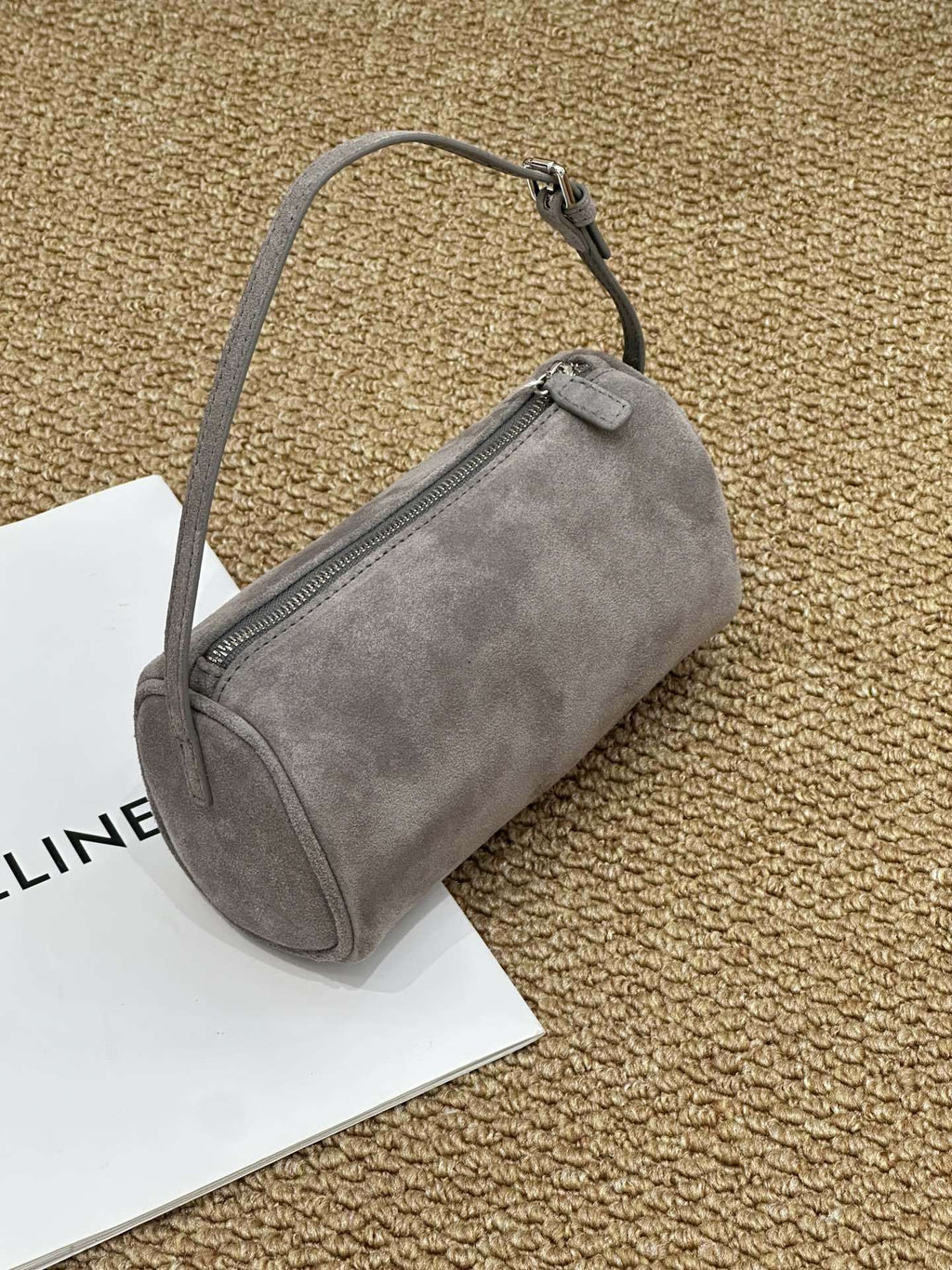 Retro Matte Cowhide Small Bag New Autumn And Winter Versatile Elegant Pencil Case Bag High-End Casual Genuine Leather Handbag - Che Cose Belle