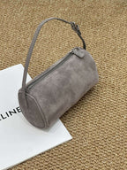 Retro Matte Cowhide Small Bag New Autumn And Winter Versatile Elegant Pencil Case Bag High-End Casual Genuine Leather Handbag - Che Cose Belle