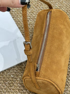 Retro Matte Cowhide Small Bag New Autumn And Winter Versatile Elegant Pencil Case Bag High-End Casual Genuine Leather Handbag - Che Cose Belle