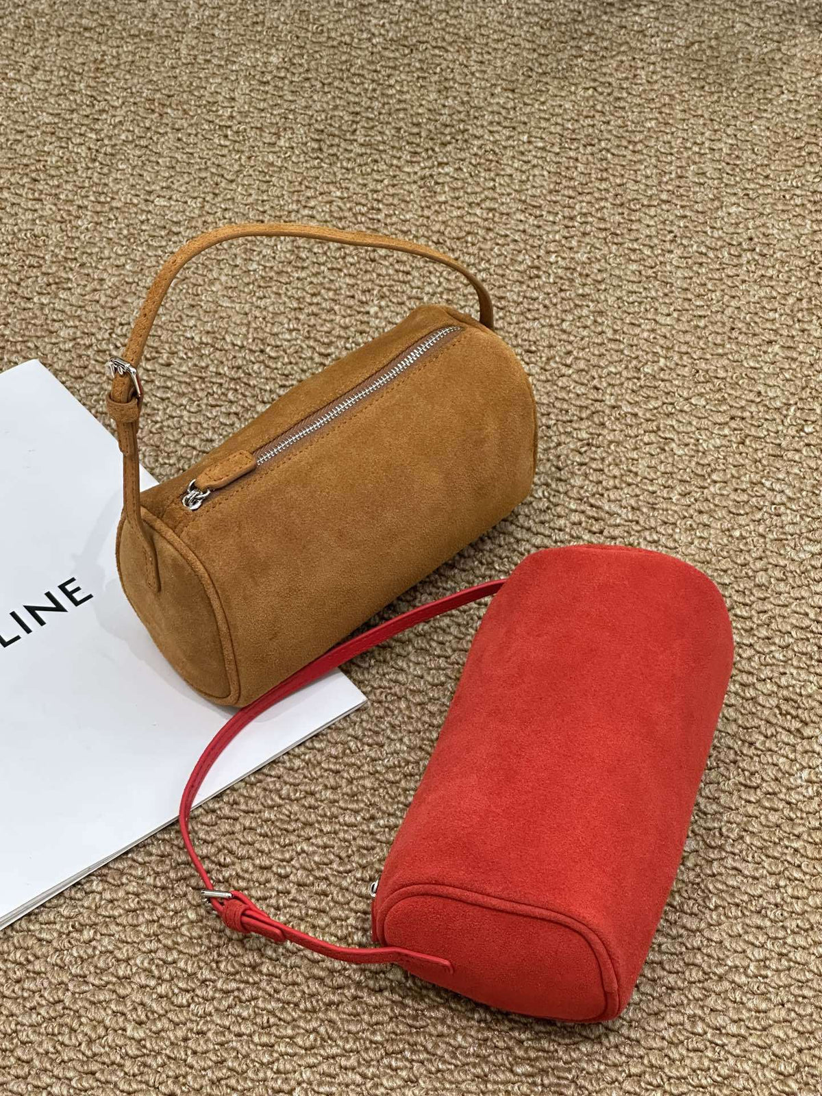 Retro Matte Cowhide Small Bag New Autumn And Winter Versatile Elegant Pencil Case Bag High-End Casual Genuine Leather Handbag - Che Cose Belle