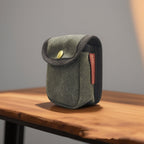 Retro Oil-Waxed Canvas Waist Bag For Men Mini Coin Purse - Che Cose Belle
