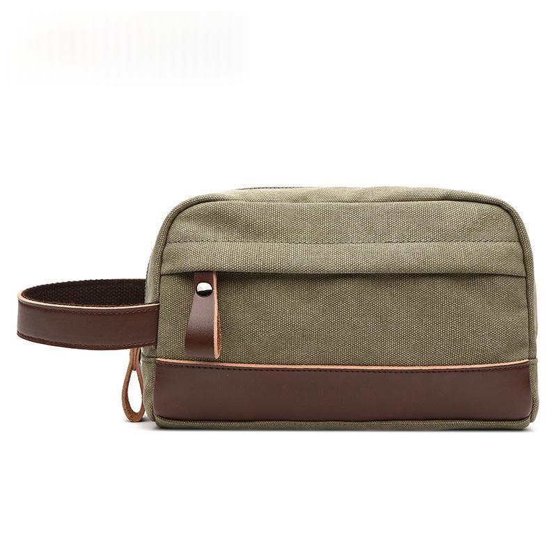 Retro Outdoor Portable Canvas Toiletry And Change Purse - Che Cose Belle