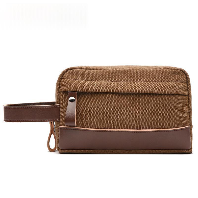 Retro Outdoor Portable Canvas Toiletry And Change Purse - Che Cose Belle