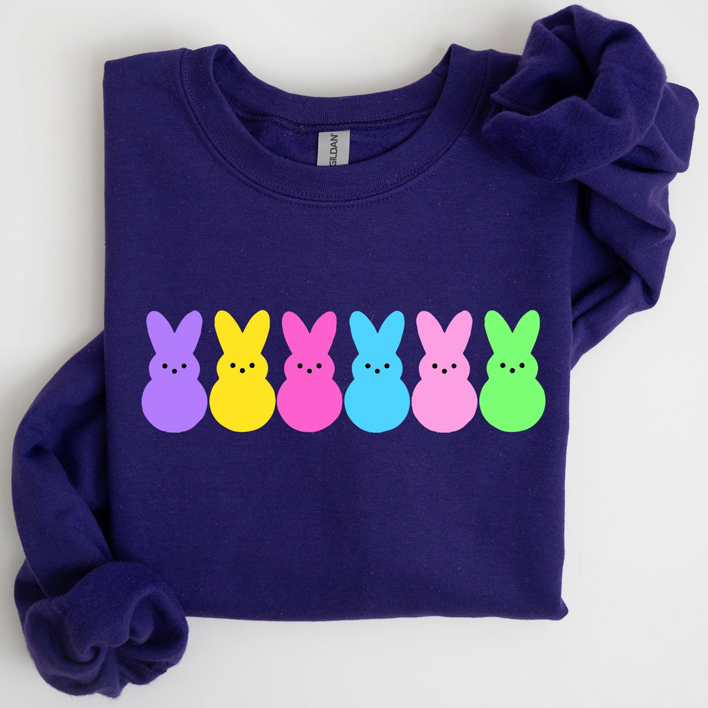 Retro Peeps, Easter Candy, Rabbit, Bunny Sweatshirt - Che Cose Belle