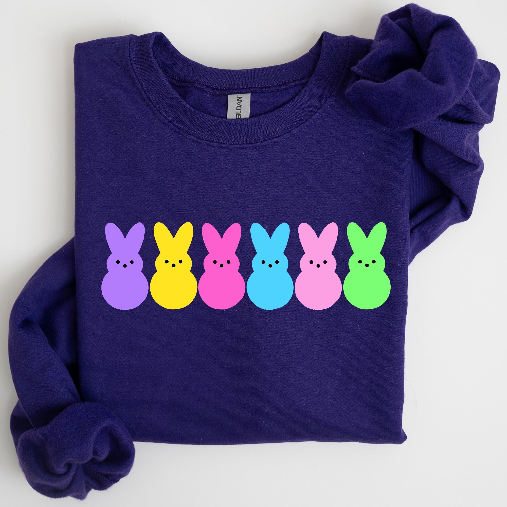 Retro Peeps, Easter Candy, Rabbit, Bunny Sweatshirt - Che Cose Belle