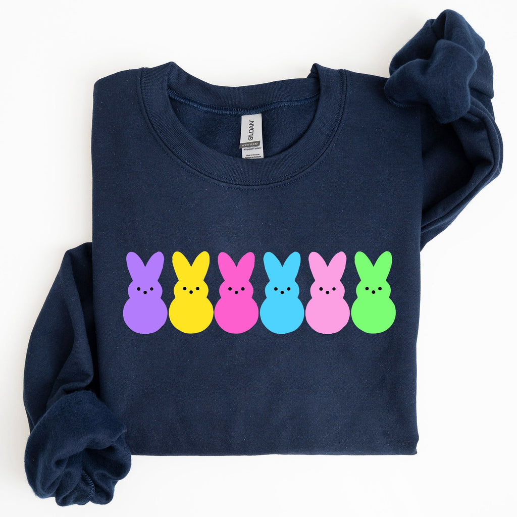 Retro Peeps, Easter Candy, Rabbit, Bunny Sweatshirt - Che Cose Belle