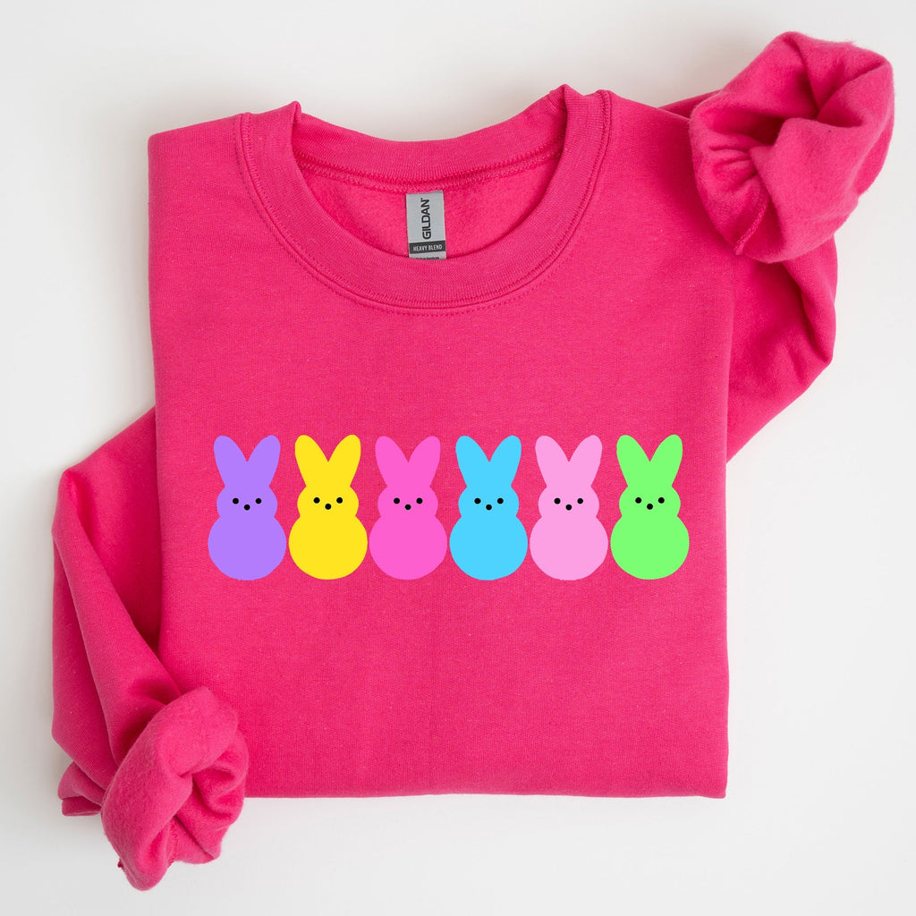 Retro Peeps, Easter Candy, Rabbit, Bunny Sweatshirt - Che Cose Belle