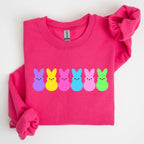 Retro Peeps, Easter Candy, Rabbit, Bunny Sweatshirt - Che Cose Belle