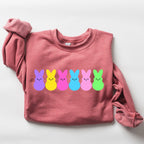 Retro Peeps, Easter Candy, Rabbit, Bunny Sweatshirt - Che Cose Belle