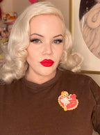 Retro Romance Brooch by 50's Vintage Dame x Lipstick & Chrome - Che Cose Belle