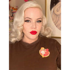 Retro Romance Brooch by 50's Vintage Dame x Lipstick & Chrome - Che Cose Belle