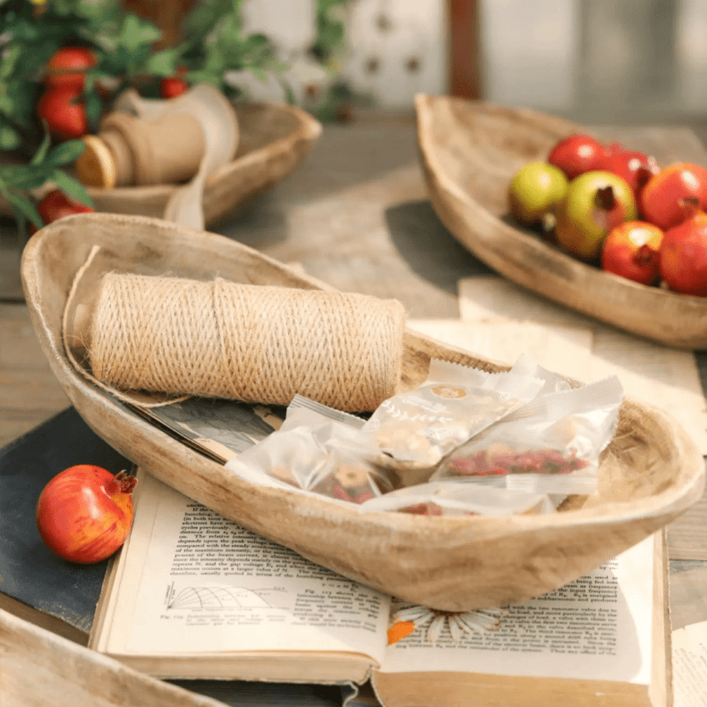 Retro Wooden Boat - Shaped Fruit Platter - Che Cose Belle