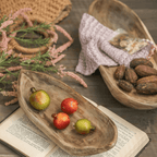 Retro Wooden Boat - Shaped Fruit Platter - Che Cose Belle