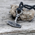 Retro Thor's Hammer Stainless Steel Viking Pendant