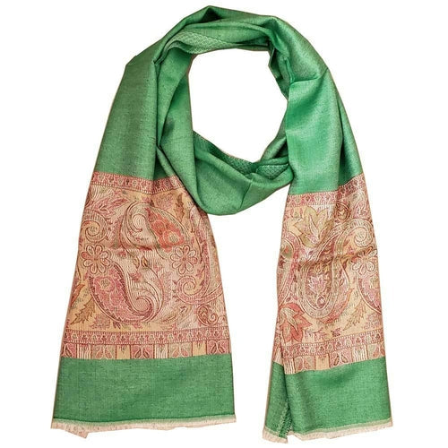 Reversible Faux Pashmina Paisley Scarf Lightweight Soft