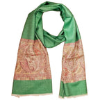 Reversible Faux Pashmina Paisley Scarf Lightweight Soft